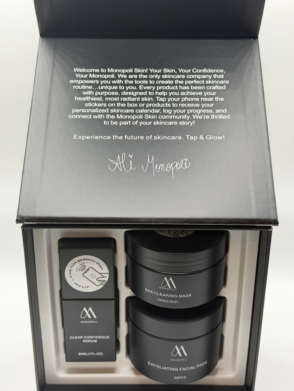 SERUM, FACIAL PADS, AND CLEARING MASK KIT