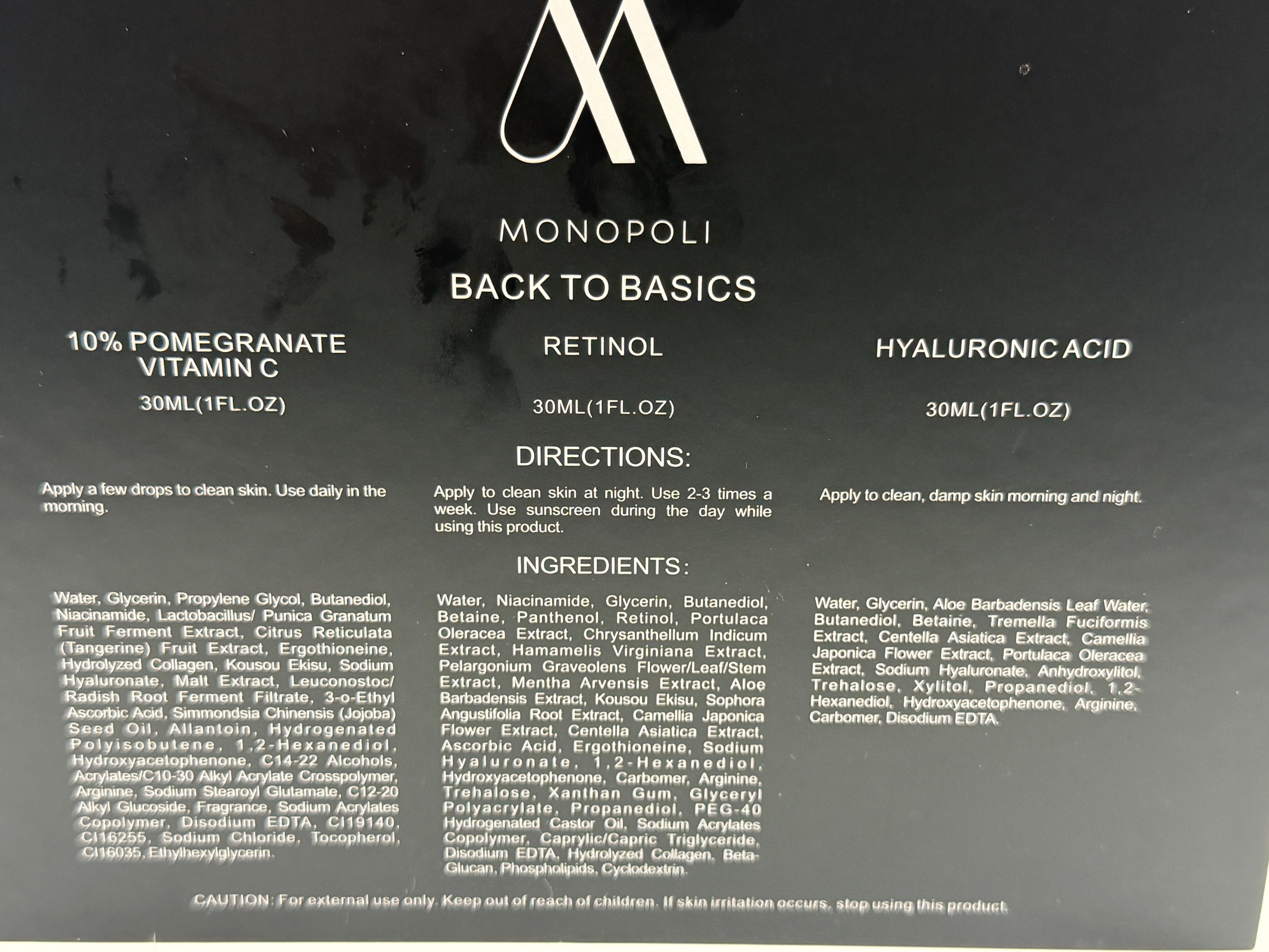 RETINOL AND HYALURONIC ACID