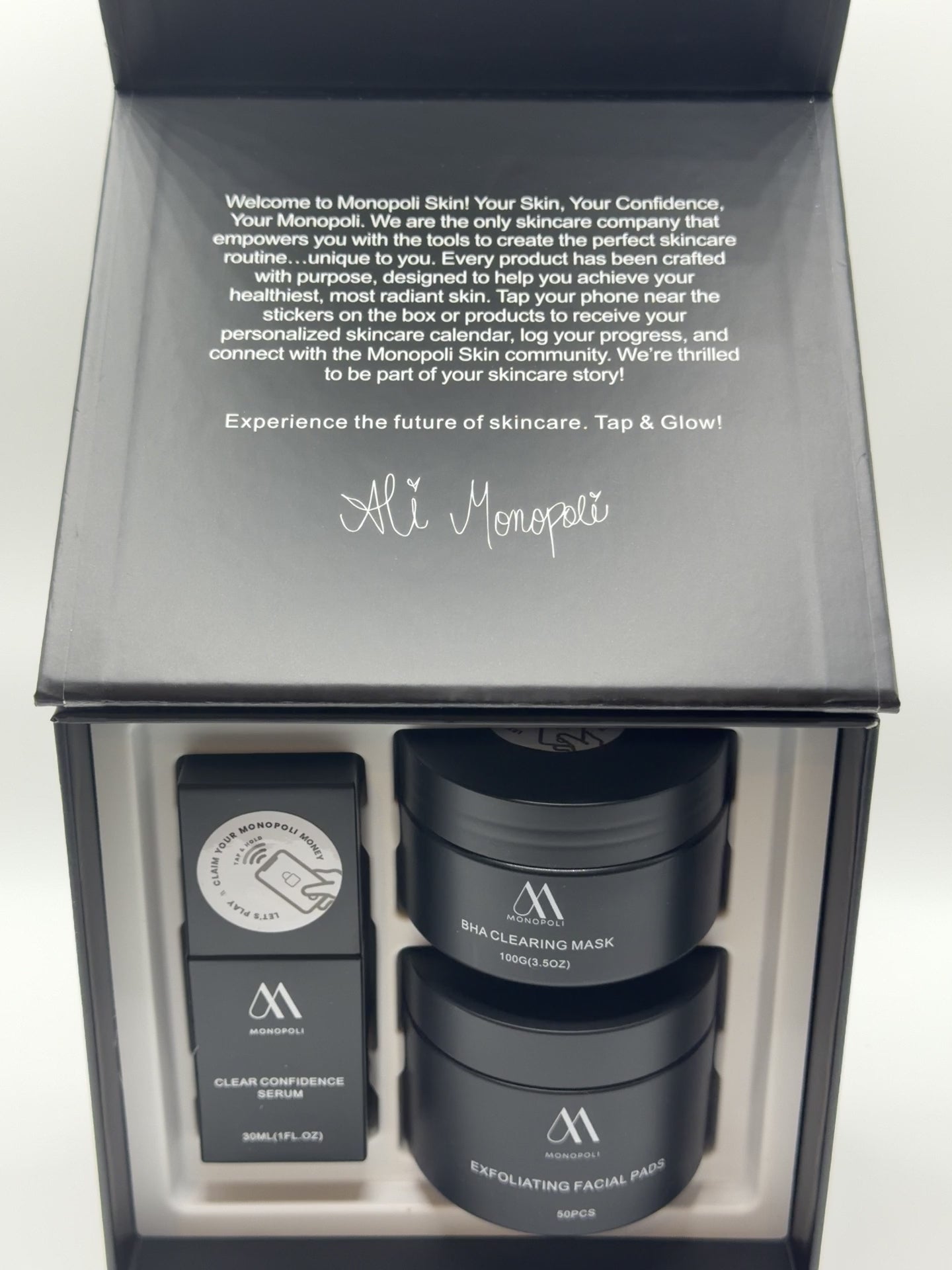 SERUM, FACIAL PADS, AND CLEARING MASK KIT